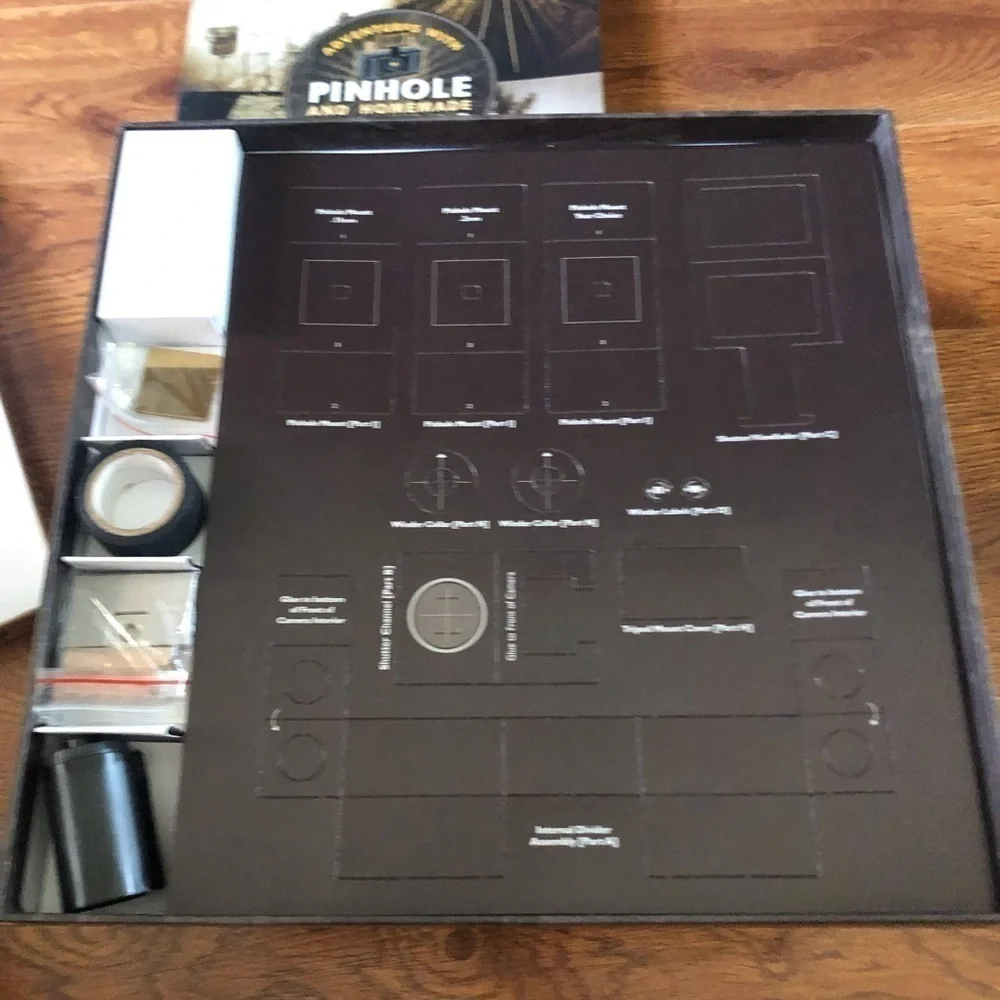 Create your own pinhole camera kit set